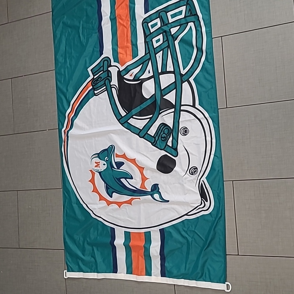 Miami Dolphins Outdoor Flag 56"×34"